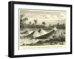 Mud Volcanoes at Turbaco, in the United States of Colombia, South America-null-Framed Giclee Print