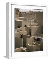 Mud-Walled Houses, Mopti, Mali, Africa-David Poole-Framed Photographic Print