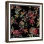 Mudan Silhouette Floral-Bill Jackson-Framed Giclee Print