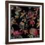 Mudan Silhouette Floral-Bill Jackson-Framed Giclee Print