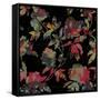 Mudan Silhouette Floral-Bill Jackson-Framed Stretched Canvas