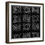 Mudcloth Black IV-Ellie Roberts-Framed Art Print