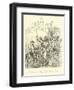 "Muddled His Brains by Reading Books of Chivalry, Full of Stories of Knights and Enchanters"-Sir John Gilbert-Framed Giclee Print