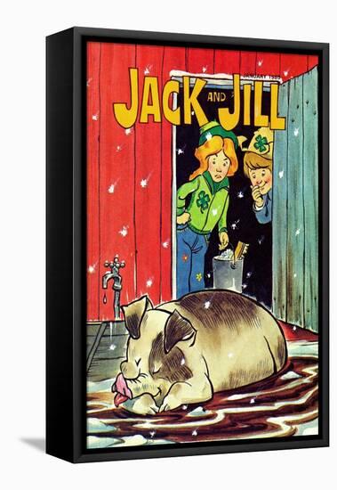 Muddy Bath - Jack and Jill, January 1985-null-Framed Stretched Canvas