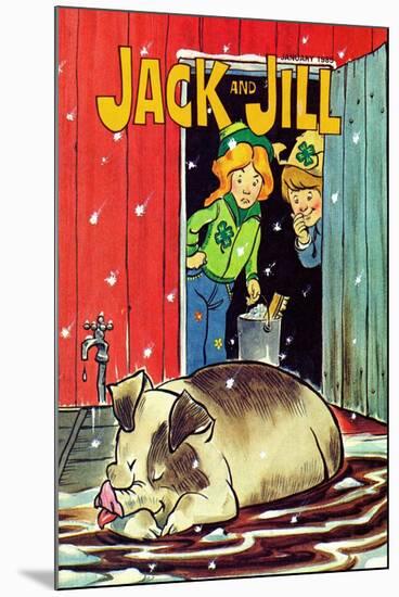 Muddy Bath - Jack and Jill, January 1985-null-Mounted Giclee Print