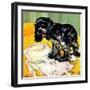 "Muddy Paw Prints," December 6, 1947-Albert Staehle-Framed Giclee Print