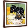 "Muddy Paw Prints," December 6, 1947-Albert Staehle-Framed Giclee Print