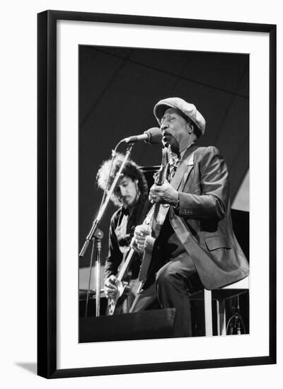 Muddy Waters, American Blues Musician, Capital Jazz, 1979-Brian O'Connor-Framed Photographic Print