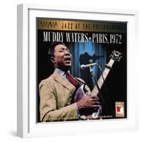 Muddy Waters - Paris, 1972-null-Framed Art Print