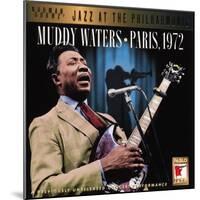 Muddy Waters - Paris, 1972-null-Mounted Art Print