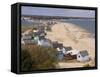 Mudeford Spit or Sandbank, Christchurch Harbour, Dorset, England, United Kingdom, Europe-Rainford Roy-Framed Stretched Canvas