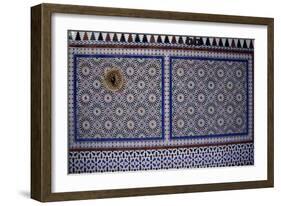 Mudejar Style Glazed Tiles from Las Tomasas Palace, Ecija, Andalusia, Spain-null-Framed Giclee Print