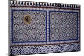 Mudejar Style Glazed Tiles from Las Tomasas Palace, Ecija, Andalusia, Spain-null-Mounted Giclee Print