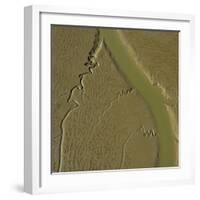 Mudflat, Aiguillon Bay, Vendee, France, July 2017.-Loic Poidevin-Framed Photographic Print