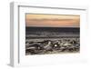 Mudflats at Sunset, the Wash Estuary, Norfolk, England, UK, September 2011. 2020Vision Book Plate-Peter Cairns-Framed Photographic Print