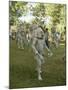 Mudmen from Asaro Parade as Ancestral Spirits, Papua New Guinea-Mrs Holdsworth-Mounted Photographic Print