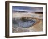 Mudpots at Namaskard Geothermal Area, Near Lake Myvatn and Reykjahlid-Patrick Dieudonne-Framed Photographic Print