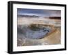 Mudpots at Namaskard Geothermal Area, Near Lake Myvatn and Reykjahlid-Patrick Dieudonne-Framed Photographic Print