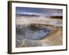 Mudpots at Namaskard Geothermal Area, Near Lake Myvatn and Reykjahlid-Patrick Dieudonne-Framed Photographic Print