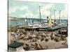 Muelle De Luz Harbour with Ferries, Havana, Cuba, 1904-null-Stretched Canvas