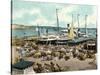 Muelle De Luz Harbour with Ferries, Havana, Cuba, 1904-null-Stretched Canvas