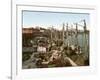 Muelle San Francisco, Havana, Cuba, 1904-null-Framed Giclee Print