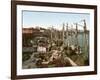 Muelle San Francisco, Havana, Cuba, 1904-null-Framed Giclee Print