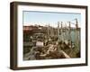 Muelle San Francisco, Havana, Cuba, 1904-null-Framed Giclee Print