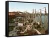 Muelle San Francisco, Havana, Cuba, 1904-null-Framed Stretched Canvas