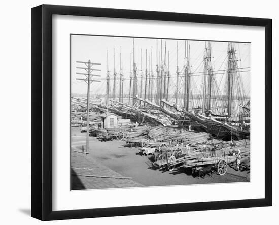 Muelle Tallapiedras, Havana, c.1904-American Photographer-Framed Photographic Print