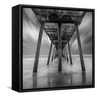 Muelle Triangular Flat-Moises Levy-Framed Stretched Canvas