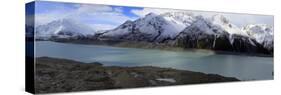 Mueller Glacier at the Head of the Kea Point Track, Mt. Cook National Park, New Zealand-Paul Dymond-Stretched Canvas