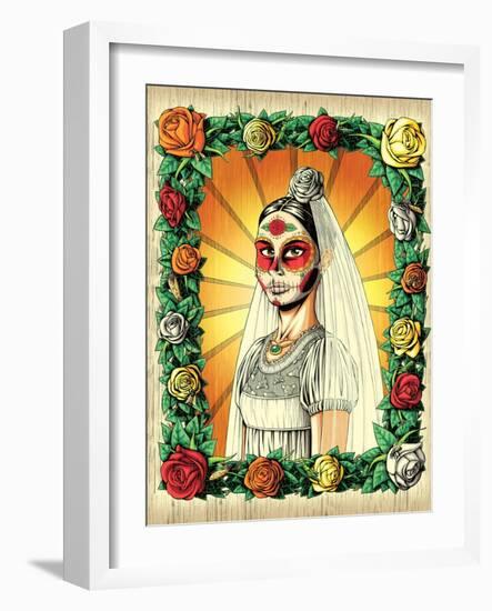 Muerta Bride-Nicholas Ivins-Framed Art Print