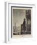 Muezzin Calling to Prayer-null-Framed Premium Giclee Print