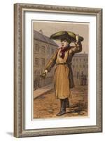 Muffin Seller-null-Framed Art Print