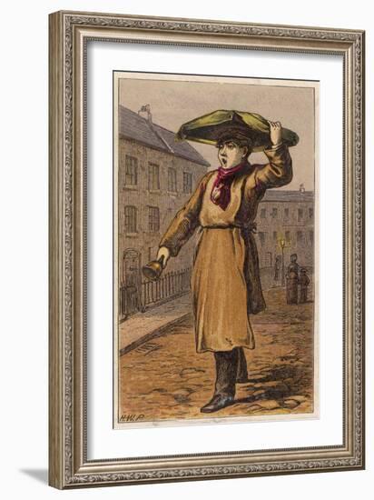 Muffin Seller-null-Framed Art Print