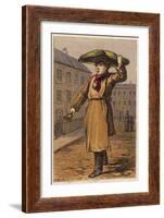 Muffin Seller-null-Framed Art Print