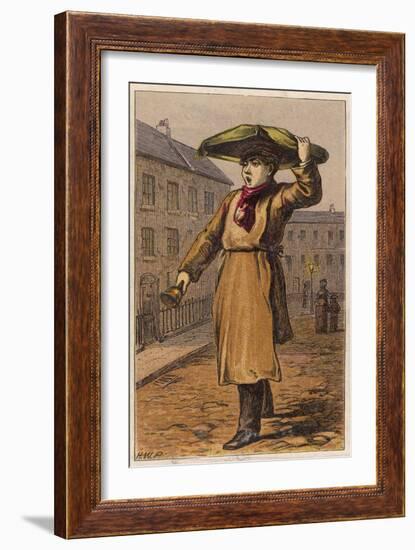 Muffin Seller-null-Framed Art Print