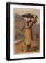 Muffin Seller-null-Framed Art Print