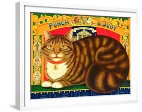 Muffin, the Covent Garden Cat, 1996-Frances Broomfield-Framed Giclee Print