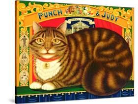 Muffin, the Covent Garden Cat, 1996-Frances Broomfield-Stretched Canvas