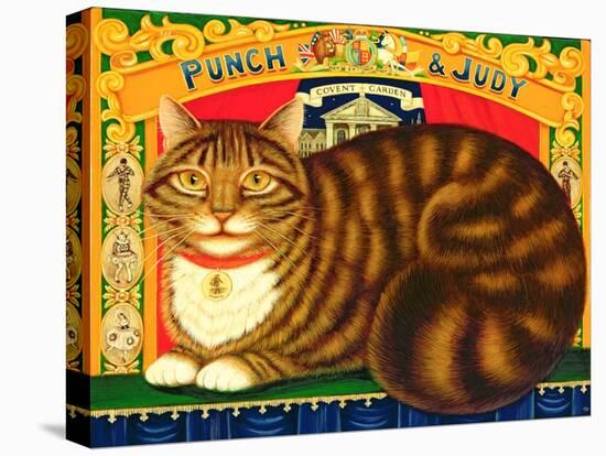 Muffin, the Covent Garden Cat, 1996-Frances Broomfield-Stretched Canvas