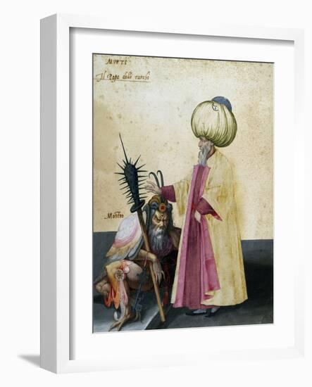 Mufti and Monster-Jacopo Ligozzi-Framed Giclee Print