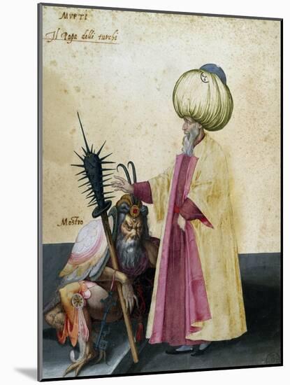 Mufti and Monster-Jacopo Ligozzi-Mounted Giclee Print