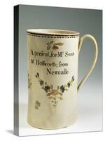 Mug Bearing the Inscription: a Present for Mr. Swan at Holfworth, from Newcastle, Ceramic-null-Stretched Canvas
