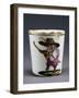 Mug Decorated with a Grotesque Figure, Porcelain, 18th Century-null-Framed Giclee Print