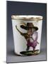 Mug Decorated with a Grotesque Figure, Porcelain, 18th Century-null-Mounted Giclee Print