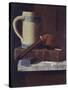 Mug, Pipe and Book-John Frederick Peto-Stretched Canvas