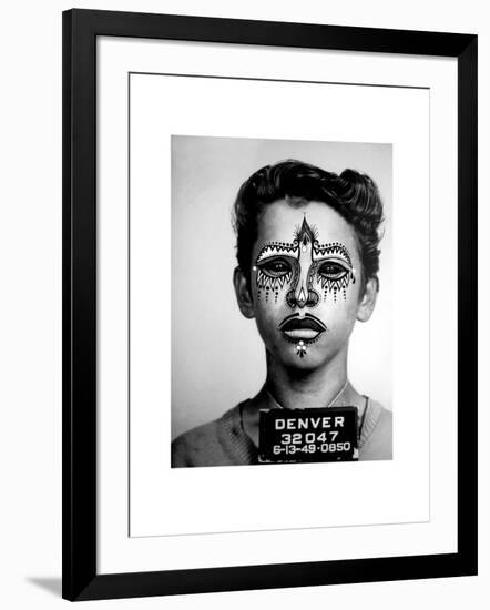 Mug Shot 5-KASHINK-Framed Art Print