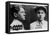 Mug Shots of Baby Face Nelson in the 1930s-null-Framed Stretched Canvas